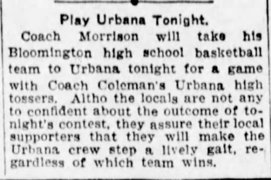 Bloomington 1921